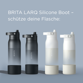 BRITA LARQ Bottles mit passgenauem Silicone Boot in verschiedenen Größen und Farben