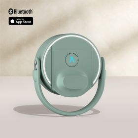 Die BRITA LARQ iQ Cap in Grün für die BRITA LARQ iQ nebeneinander vor einem beigen Hintergrund.
