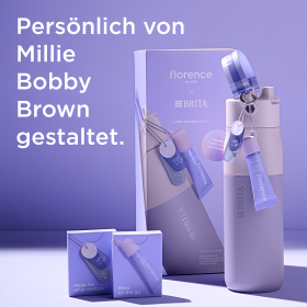 BRITA LARQ bottle personally created by Millie Bobby Brown