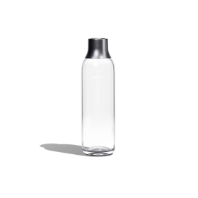 Eine BRITA Wassersprudler sodaTRIO Flaschen mit Edelstahlelementen 