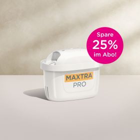 MAXTRA PRO EXTRA Wasserfilterkartusche beiger Hintergrund MAXTRA PRO ALL-IN-1 Wasserfilterkartusche beiger Hintergrund
